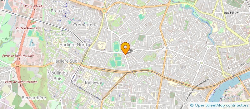 localisation de l'entreprise BOXING CLUB NANTAIS à ORVAULT