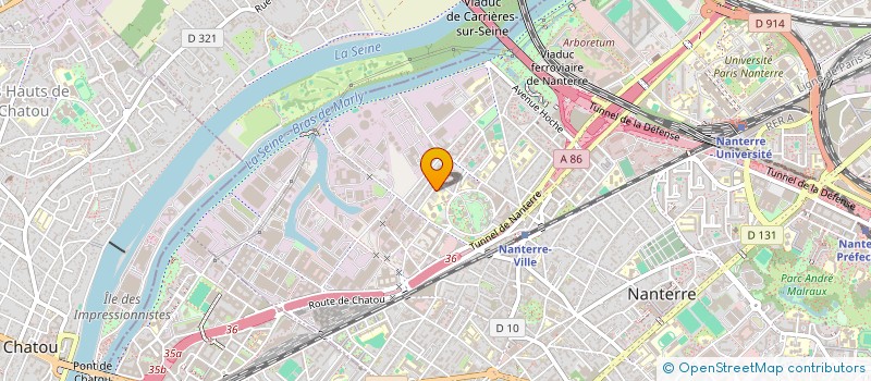 localisation de l'entreprise BOXING CLUB NANTERRE  NANTERRE