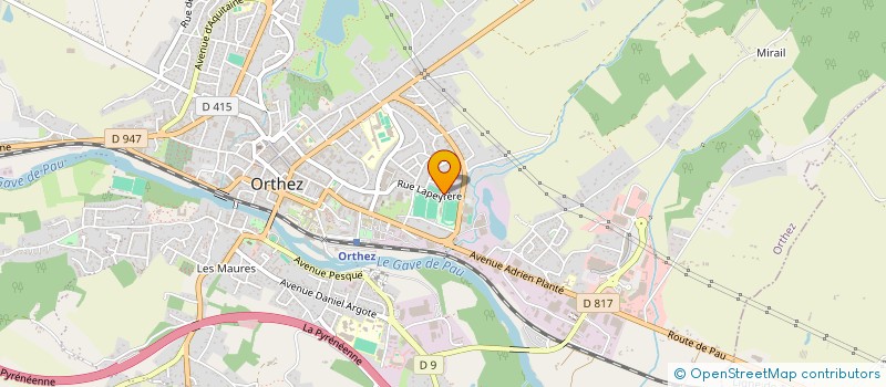 localisation de l'entreprise BOXING CLUB ORTHEZ à ORTHEZ