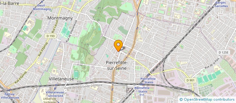 localisation de l'entreprise BOXING CLUB PIERREFITTE à PIERREFITTE-SUR-SEINE