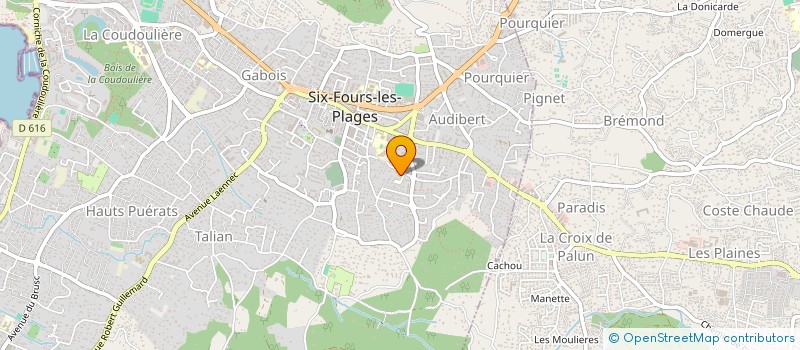 localisation de l'entreprise BOXING CLUB SIX FOURNAIS à SIX-FOURS-LES-PLAGES