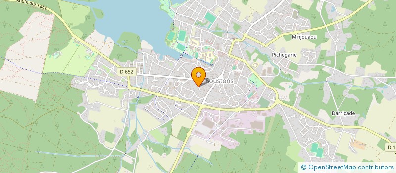 localisation de l'entreprise BOXING CLUB SOUSTONS  SOUSTONS