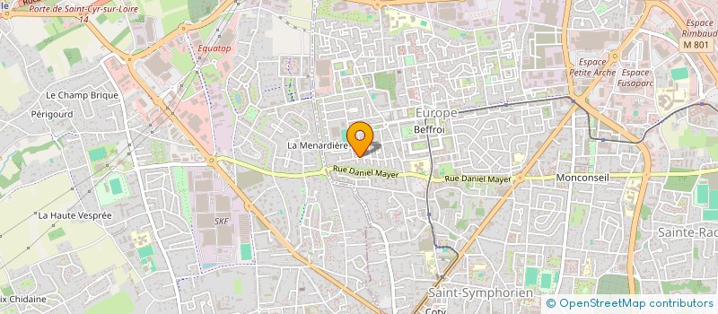 localisation de l'entreprise BOXING CLUB TOURS NORD à TOURS