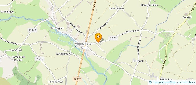 localisation de l'entreprise BOXING CLUB VAL DE SAIRE  ANNEVILLE-EN-SAIRE