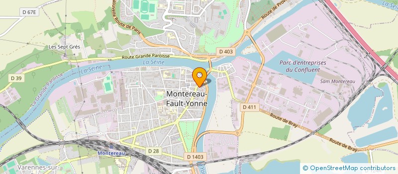 localisation de l'entreprise BOXING-CLUB VARENNOIS  VARENNES-SUR-SEINE