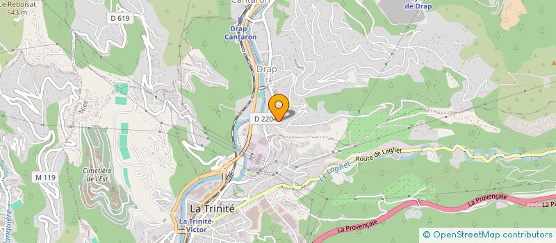 localisation de l'entreprise BOXING CONCEPT 06 (BC06)  DRAP