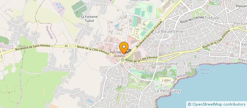 localisation de l'entreprise BOXING NAZAIRIEN  SAINT-NAZAIRE