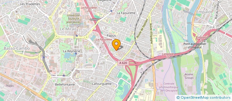 localisation de l'entreprise BOXING TOULOUSE ALPINO  TOULOUSE