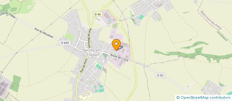 localisation de l'entreprise BOXINGYM ACADEMY  NEUILLY-EN-THELLE