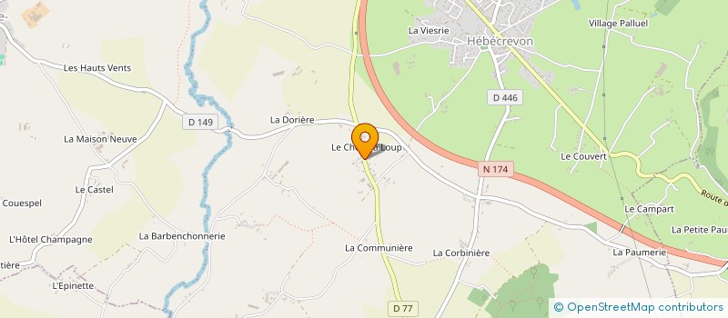 localisation de l'entreprise BOXLINE EXPRESS  THEREVAL