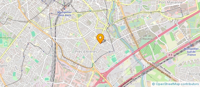 localisation de l'entreprise BOXOR à MONTPELLIER