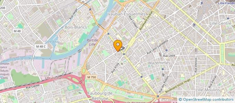 localisation de l'entreprise BOXTEK à LILLE