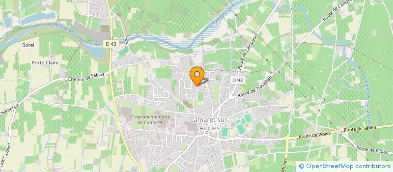 localisation de l'entreprise BOXXON  CAMARET-SUR-AIGUES