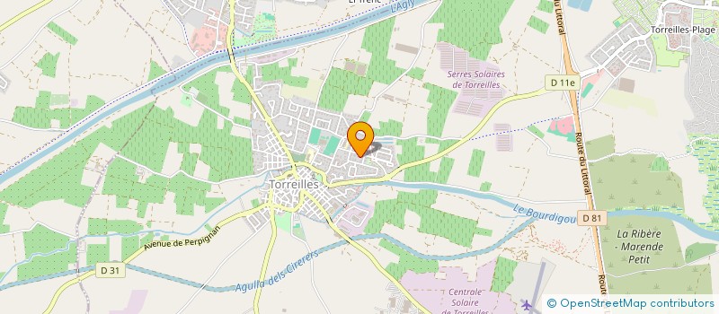 localisation de l'entreprise BOXY  TORREILLES