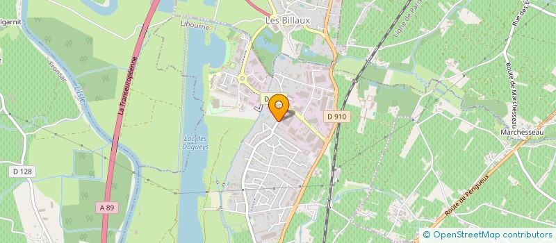localisation de l'entreprise BOY D'AULNE à LIBOURNE