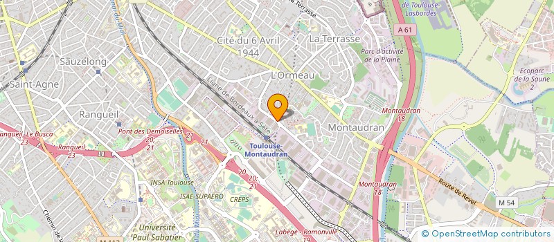 localisation de l'entreprise BOY DIFFUSION à TOULOUSE