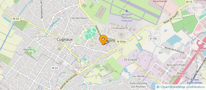 localisation de l'entreprise BOY HOLDING  CUGNAUX