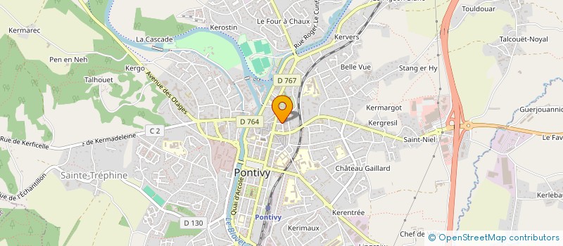 localisation de l'entreprise BOY PIRAS  PONTIVY