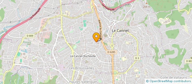 localisation de l'entreprise BOYADJIAN METALLERIE à LE CANNET