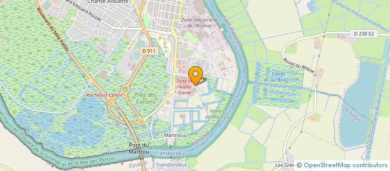 localisation de l'entreprise BOYARD  ROCHEFORT