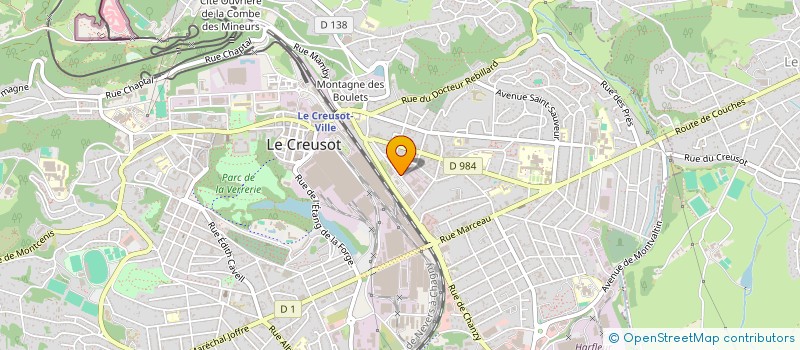 localisation de l'entreprise BOYASSE ET MOOMOONE  LE CREUSOT