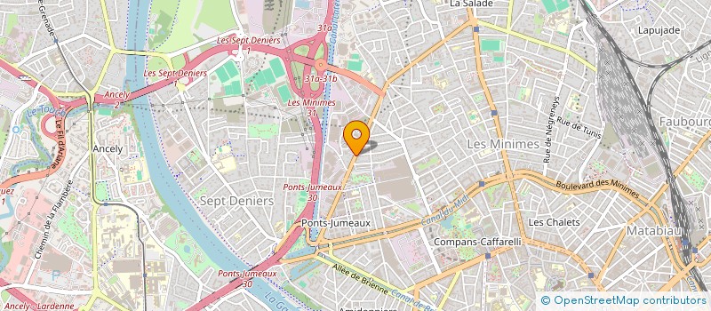 localisation de l'entreprise BOYAULT CECILE & CHRISTELLE  TOULOUSE