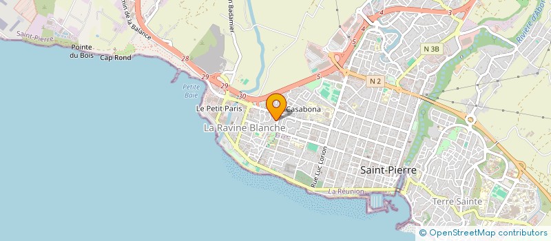 localisation de l'entreprise BOYDOS à SAINT-PIERRE