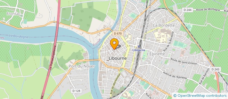 localisation de l'entreprise BOYE DOMINIQUE à LIBOURNE