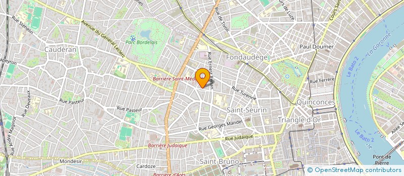 localisation de l'entreprise BOYE ENR  BORDEAUX