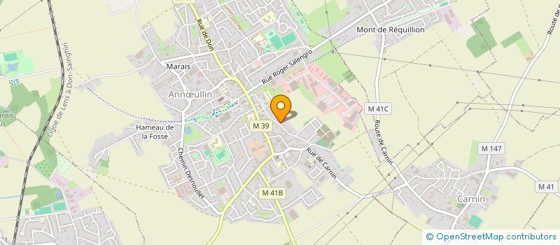 localisation de l'entreprise BOYENVAL BPME  ANNULLIN