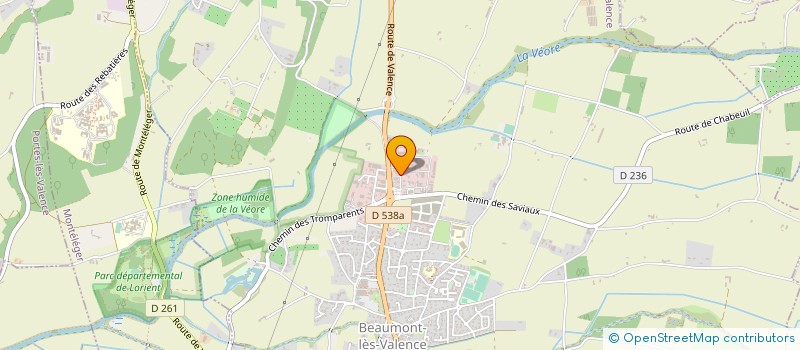 localisation de l'entreprise BOYER à BEAUMONT-LES-VALENCE
