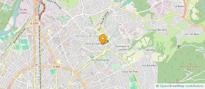 localisation de l'entreprise BOYER à ANNECY