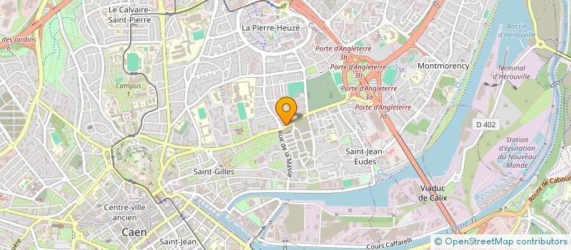 localisation de l'entreprise BOYER à CAEN