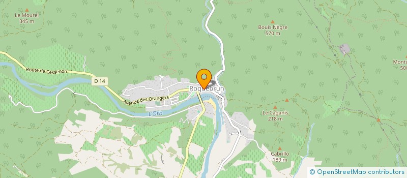 localisation de l'entreprise BOYER-BARON  ROQUEBRUN