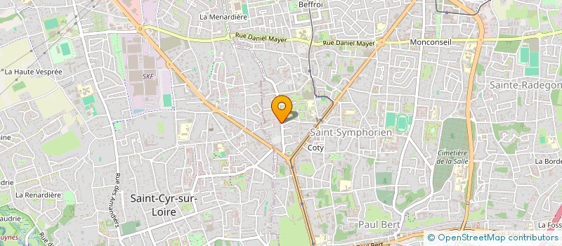 localisation de l'entreprise BOYER-BORDIER  TOURS