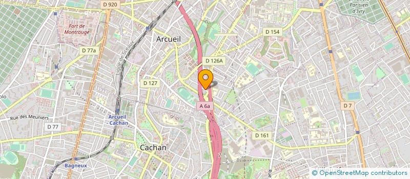 localisation de l'entreprise BOYER-CANALE à ARCUEIL