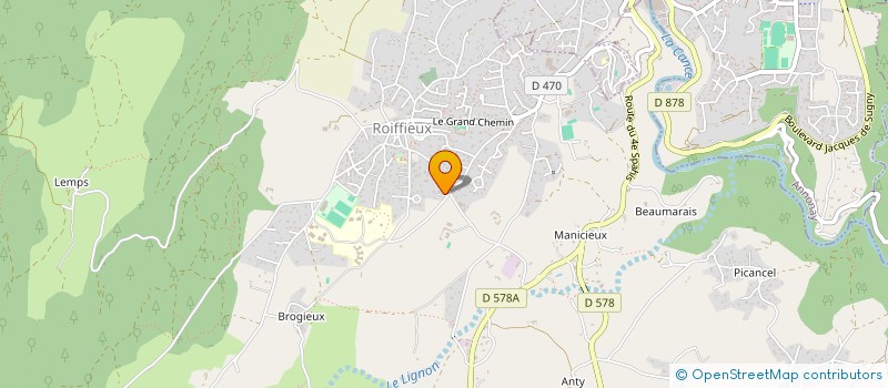 localisation de l'entreprise BOYER COMPANY à BOULIEU-LES-ANNONAY