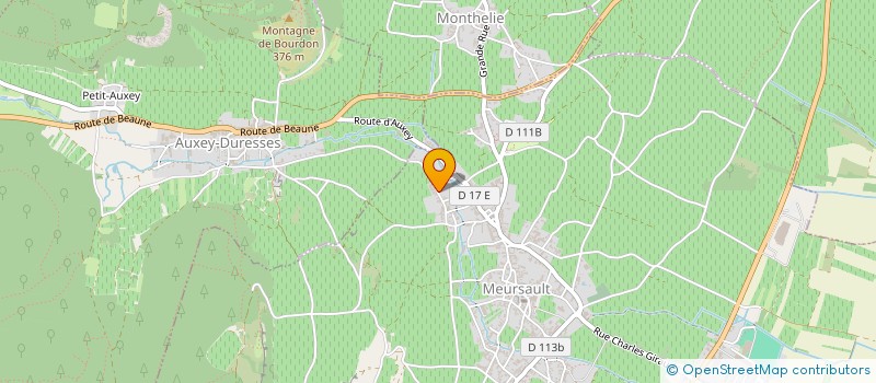 localisation de l'entreprise BOYER - DE BAR à MEURSAULT