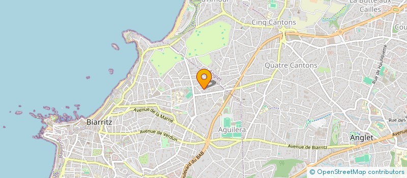 localisation de l'entreprise BOYER DOYHENART SARL à BIARRITZ