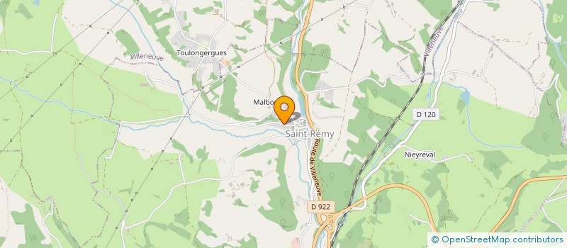 localisation de l'entreprise BOYER ENERGIE  LE BAS SEGALA