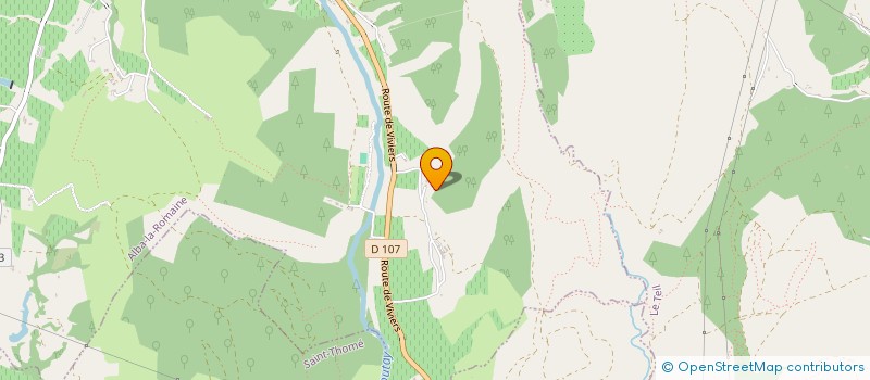 localisation de l'entreprise BOYER ET FILS  ALBA-LA-ROMAINE