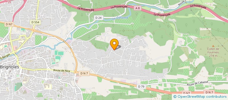 localisation de l'entreprise BOYER & FILS  BRIGNOLES