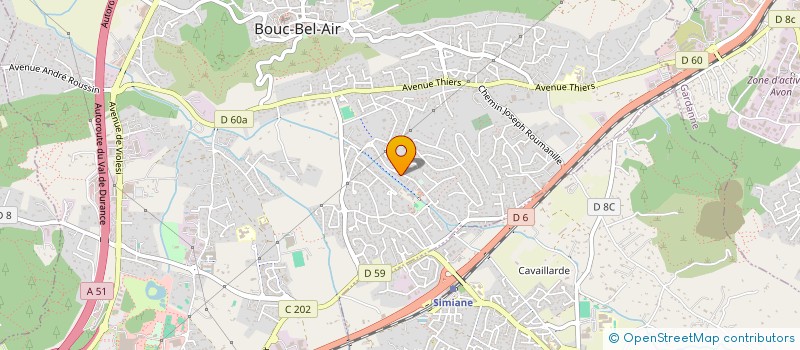localisation de l'entreprise BOYER-IMMO à BOUC-BEL-AIR