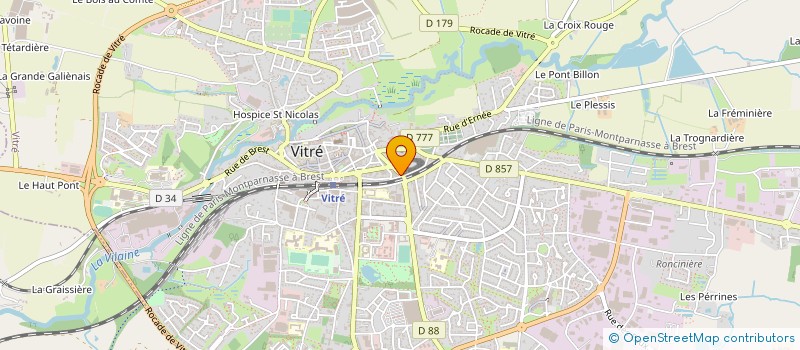 localisation de l'entreprise BOYER IMMOBILIER  VITRE