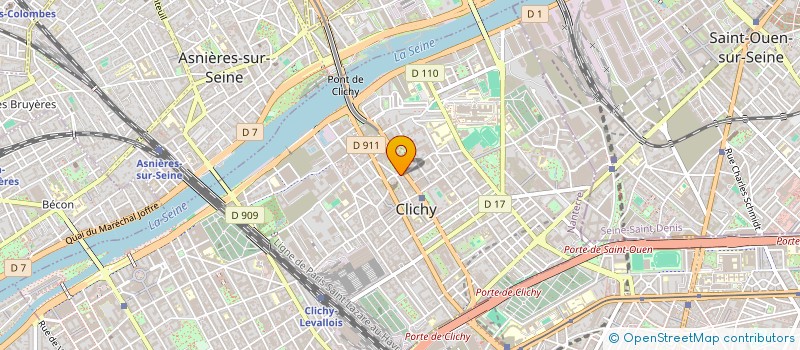 localisation de l'entreprise BOYER JACQU à CLICHY