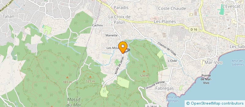 localisation de l'entreprise BOYER-LEGRIX à LA SEYNE-SUR-MER