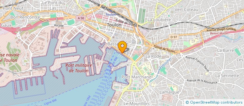 localisation de l'entreprise BOYER LIBERATI à TOULON