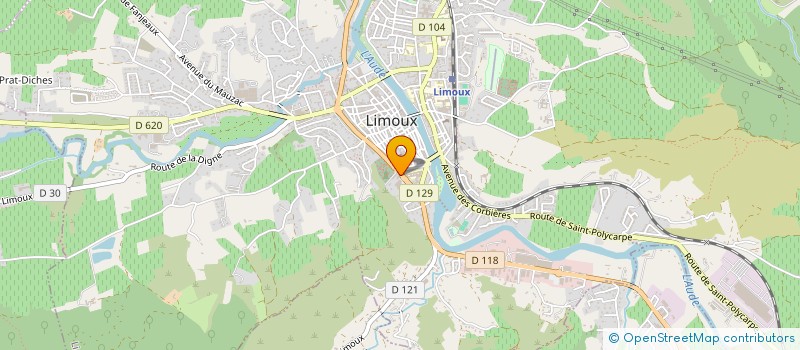 localisation de l'entreprise BOYER MARIE ET ANDRE  LIMOUX