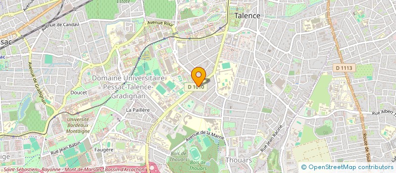 localisation de l'entreprise BOYER MERE & FILS  TALENCE