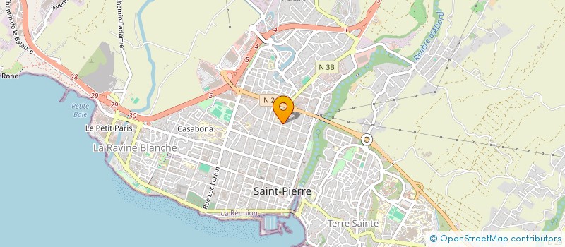 localisation de l'entreprise BOYER NASSAR  SAINT-PIERRE